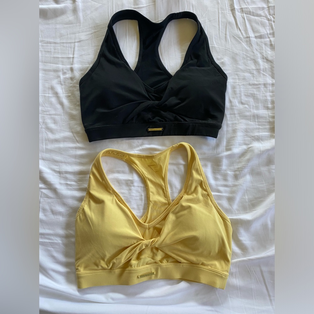 Two Whitney Simmons Gymshark Sports Bras